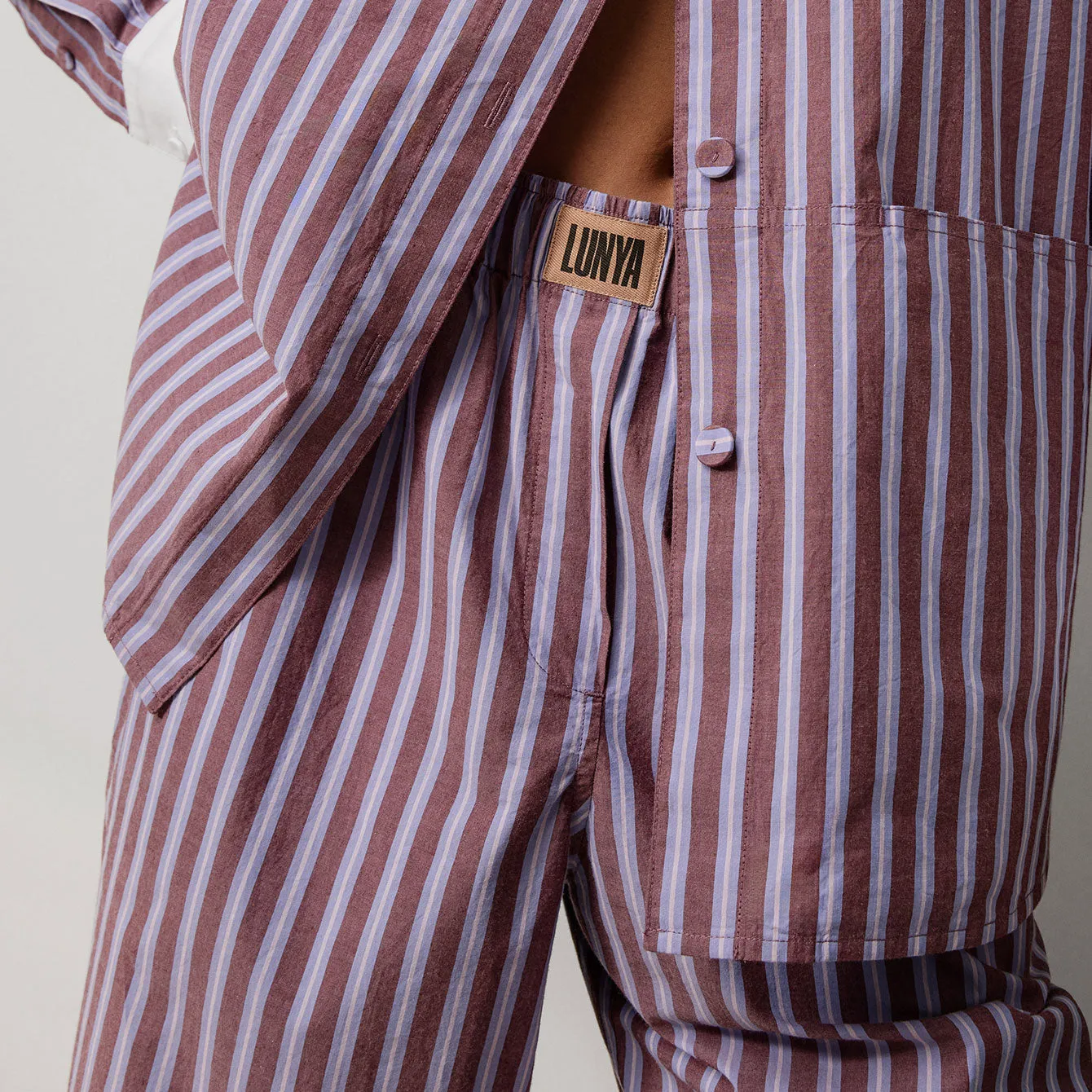 Airy Cotton Straight Leg Pant Odyssey Stripe sold by Maison Rogue product image thumbnail 5