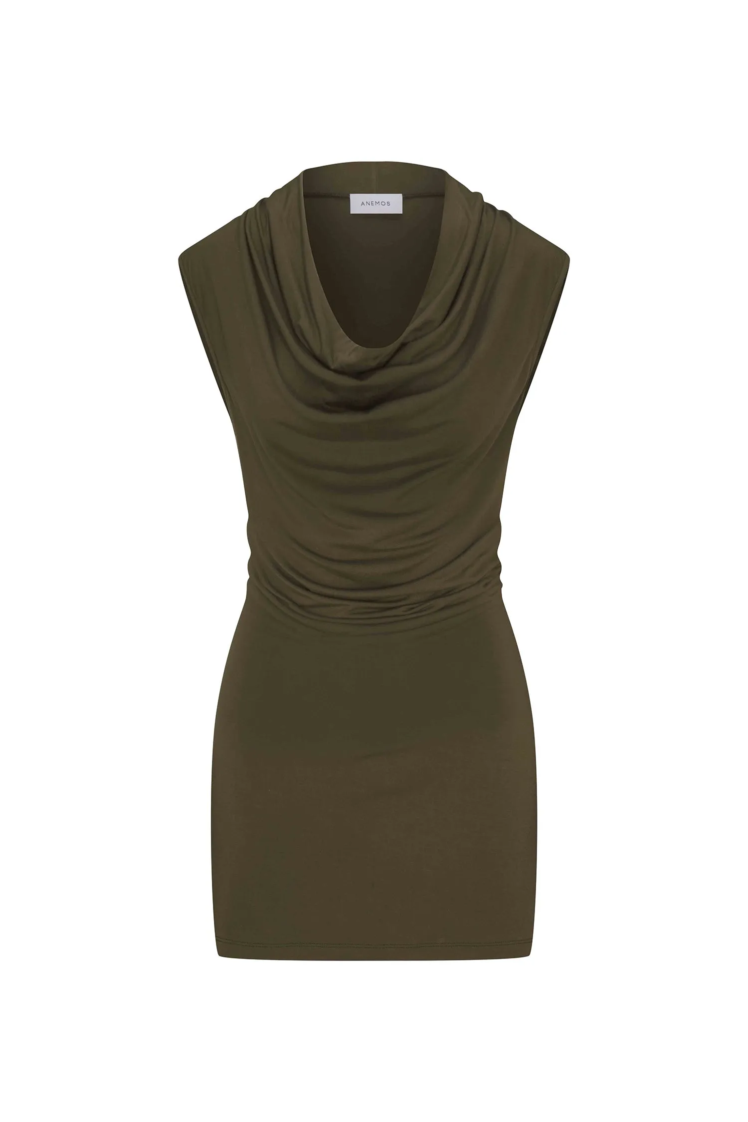 Cowl Neck Mini Dress sold by Maison Rogue product image thumbnail 5