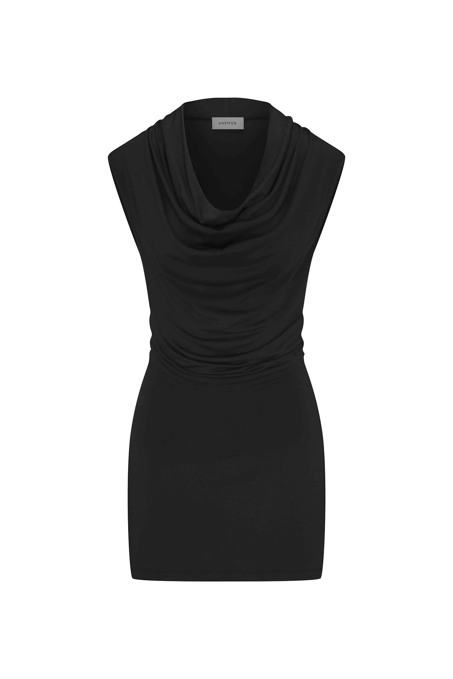 Cowl Neck Mini Dress sold by Maison Rogue product image thumbnail 4