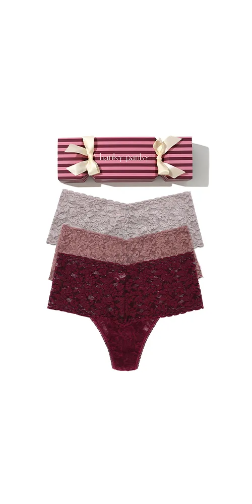 Retro Thong Holiday 3 Pack Cracker sold by Maison Rogue