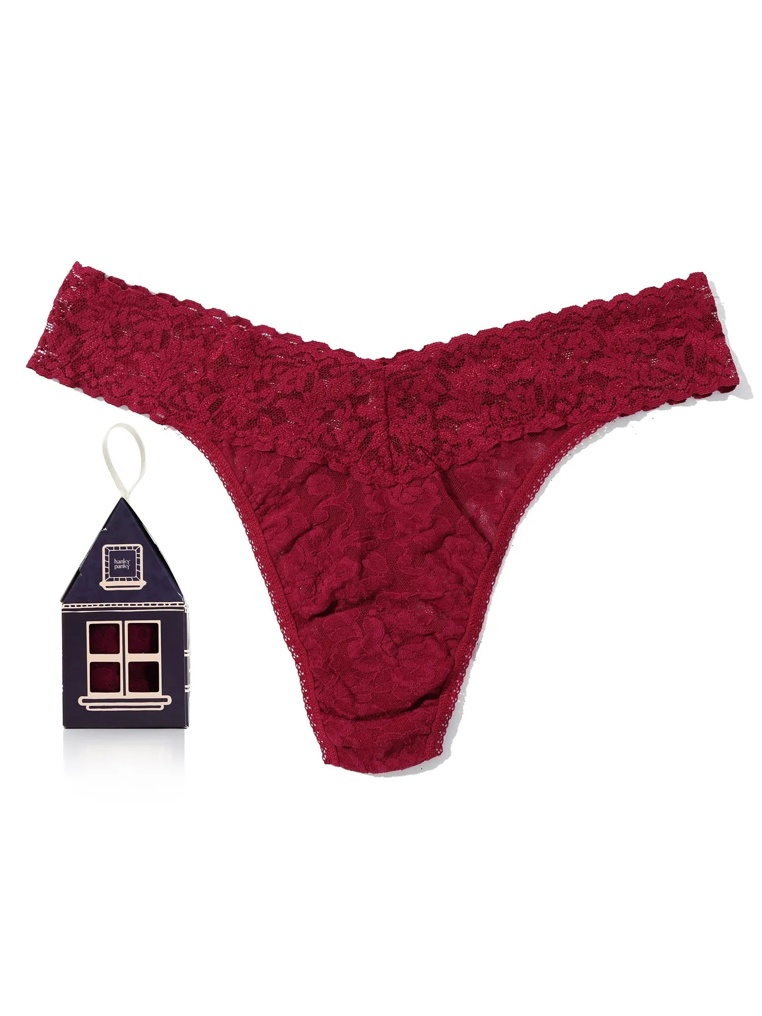 Signature Lace® Original Rise Gingerbread House Pack Dark Pomegranate Red sold by Maison Rogue product image thumbnail 4