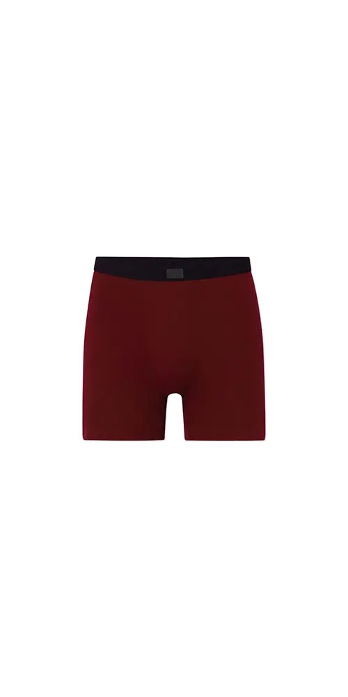 Soft Modal Rib Boyshort Calliope Wine sold by Maison Rogue