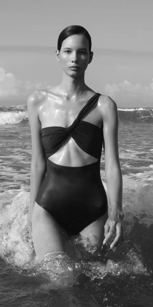 Narcissus One-Piece Navy sold by Maison Rogue product image thumbnail 2