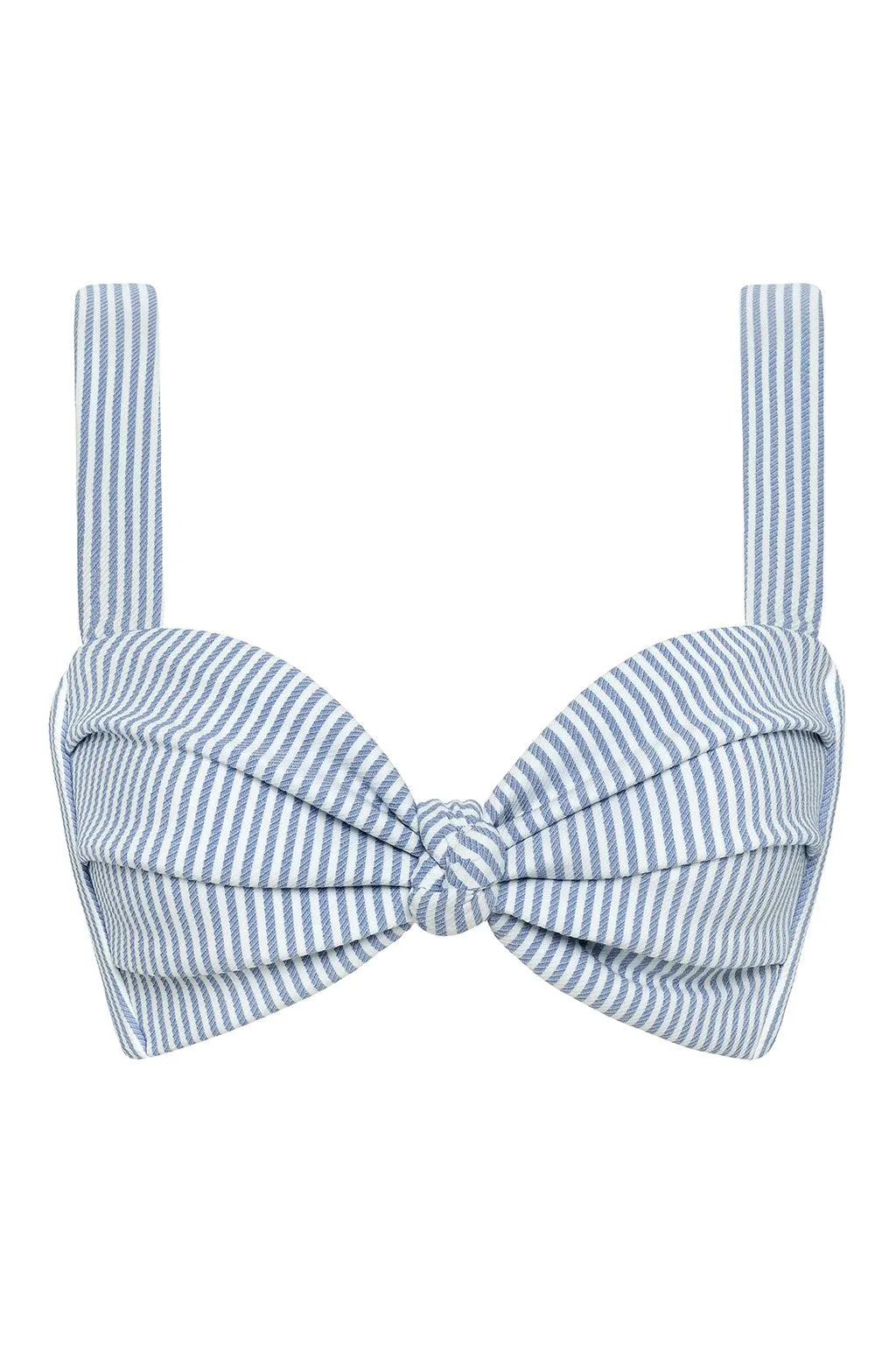 Hayden Bikini Top Classic Blue Stripe sold by Maison Rogue product image thumbnail 5