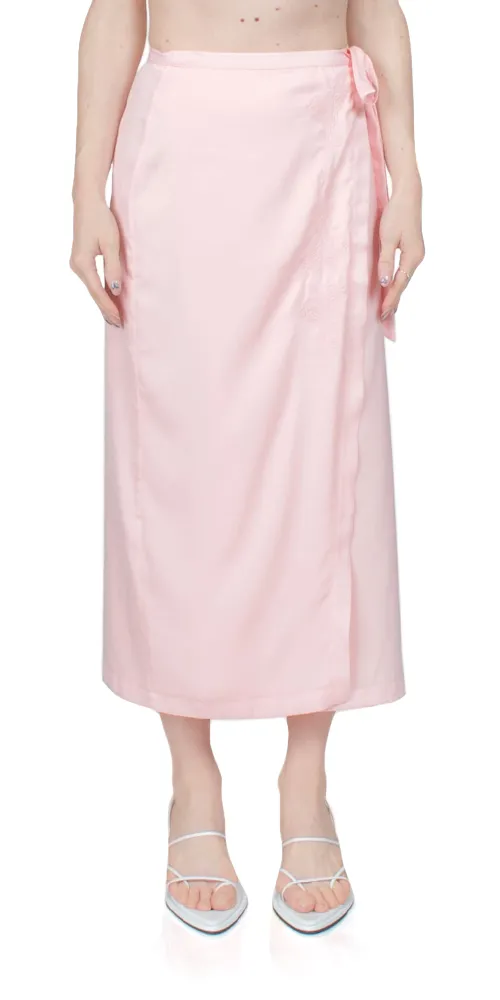 Kora Embroidered Skirt Ballet sold by Maison Rogue