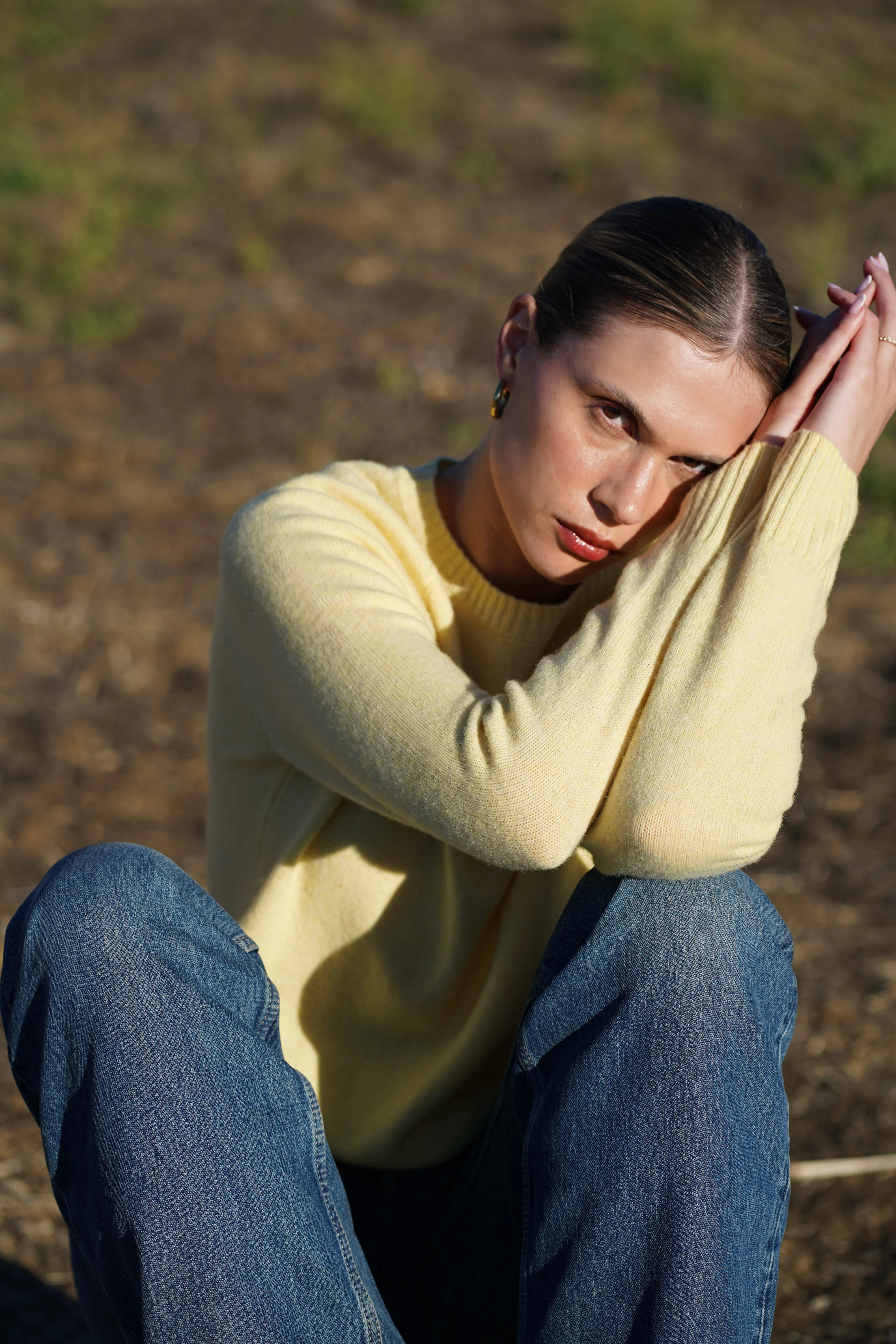 Nello Crewneck Sweater Yellow sold by Maison Rogue product image thumbnail 3