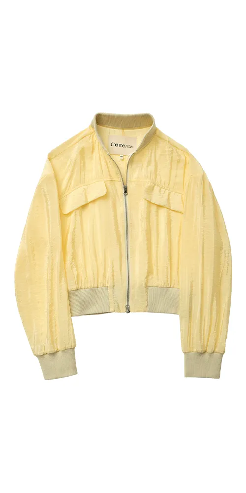 Fabio Voile Jacket Butter sold by Maison Rogue