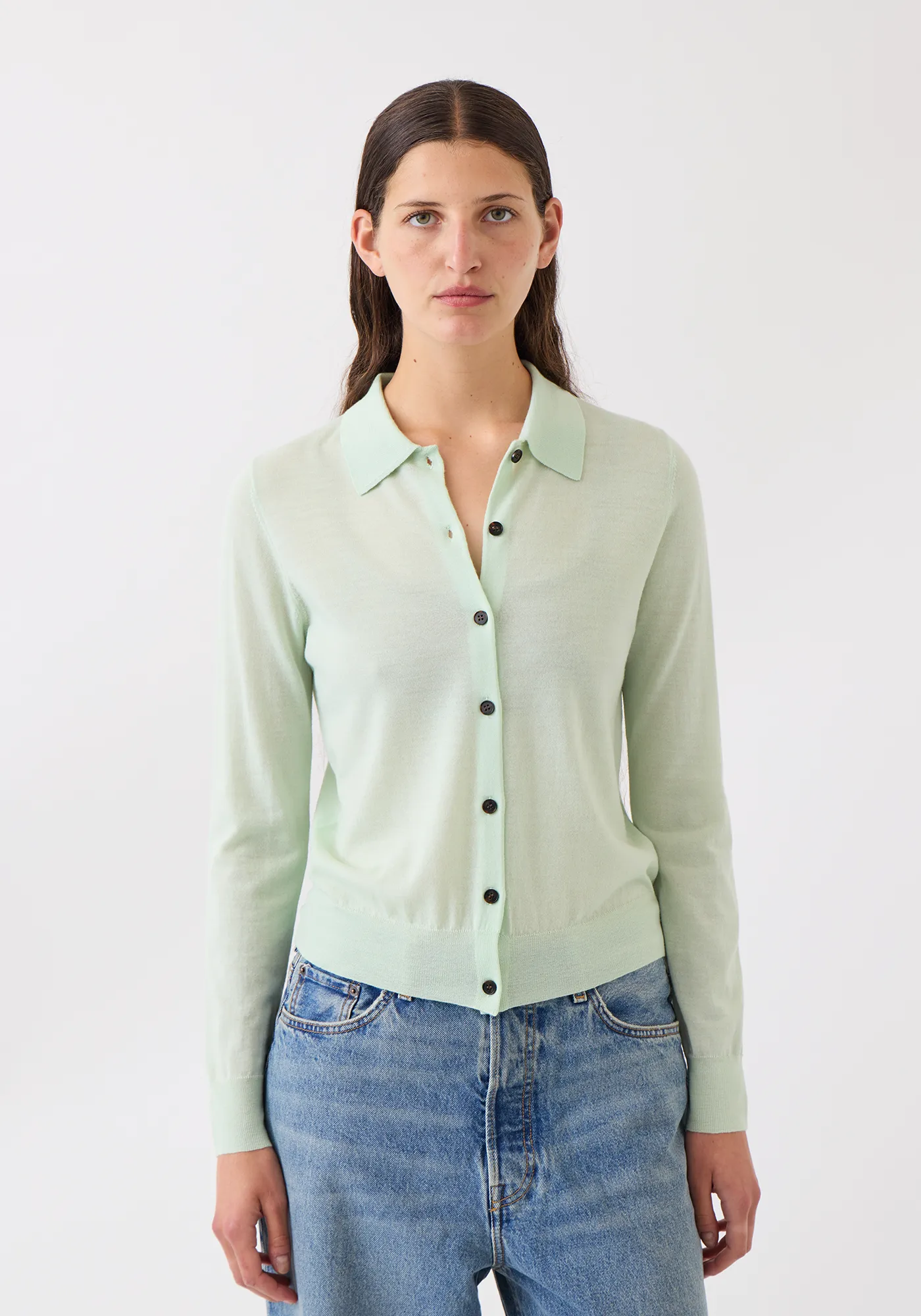 Juliet Superfine Merino Wool Cardigan sold by Maison Rogue product image thumbnail 4