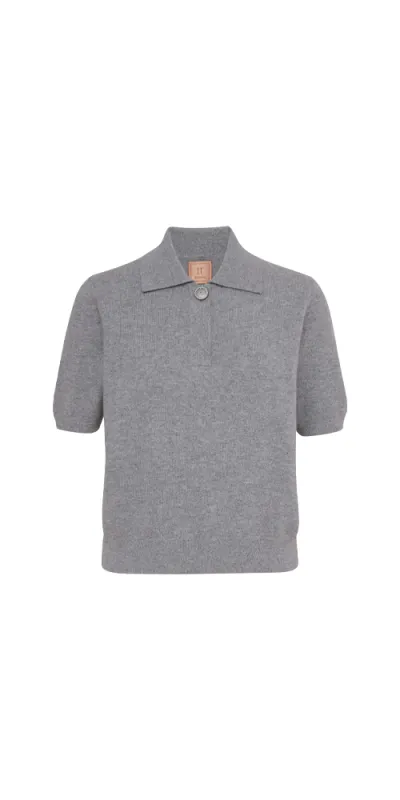 Dakota Cashmere Shirt Stone made by Maison Rogue