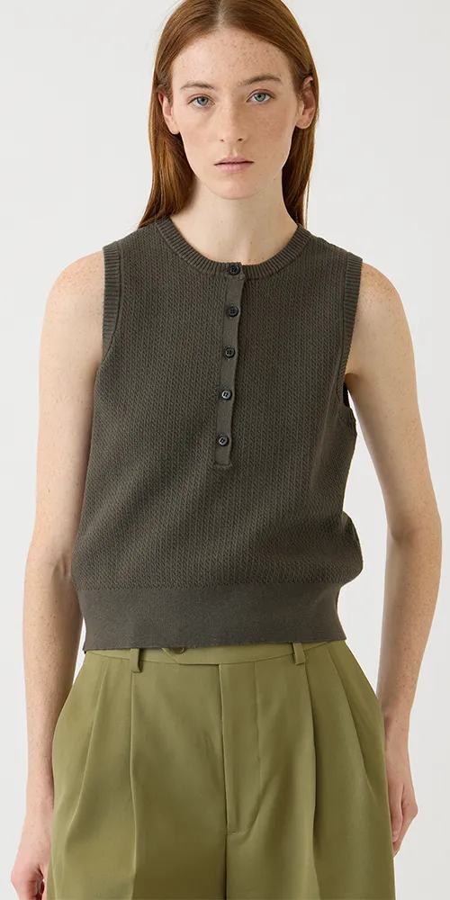 Bianca Cotton Cashmere Vest sold by Maison Rogue product image thumbnail 2