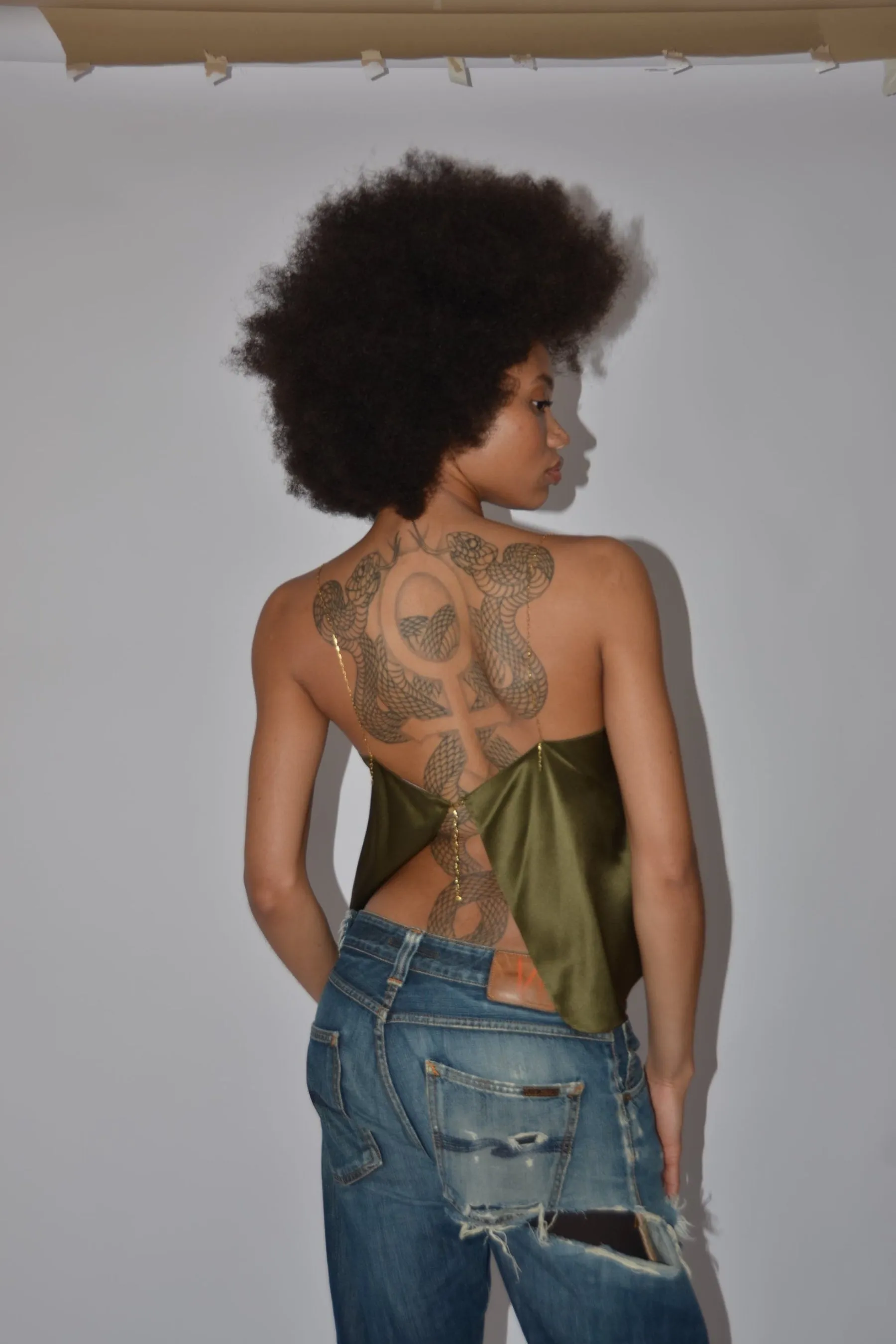 Silk Cami Tank sold by Maison Rogue product image thumbnail 4