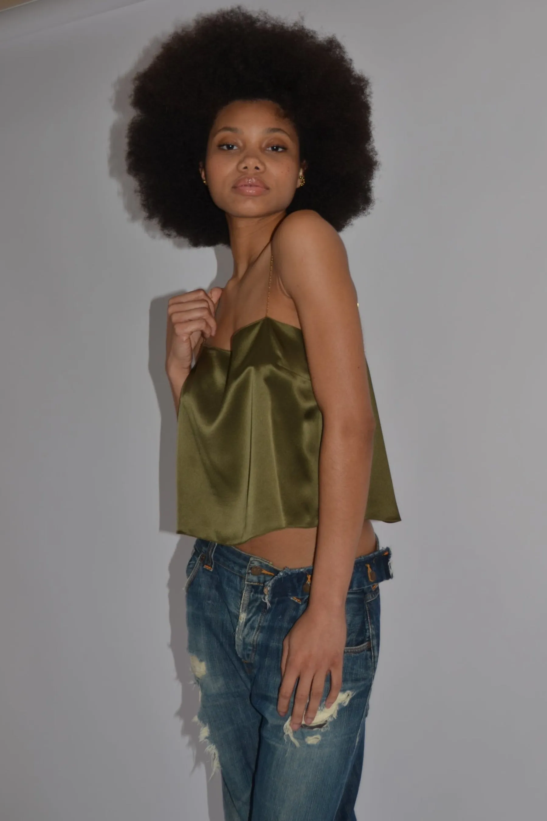 Silk Cami Tank sold by Maison Rogue product image thumbnail 3