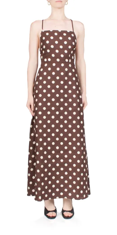 Lori Dress Polka Dot sold by Maison Rogue