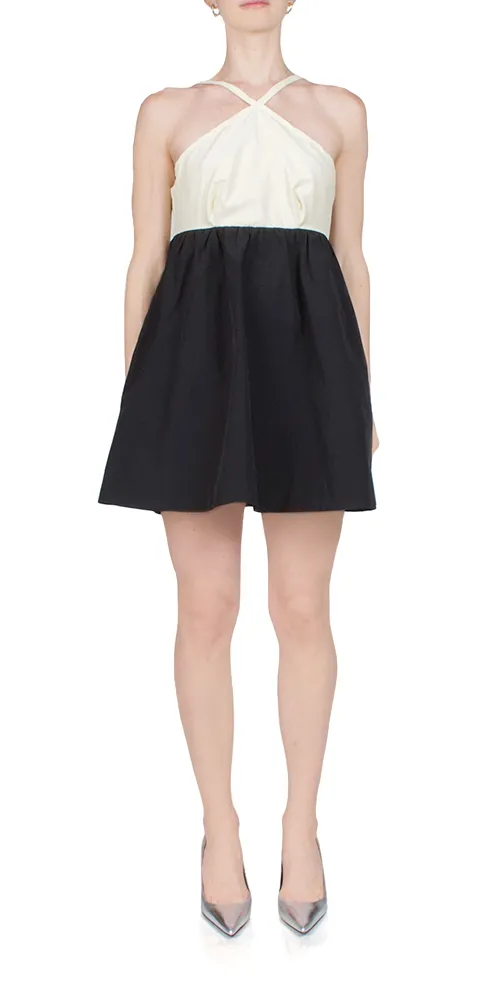 Salome Dress Parchment sold by Maison Rogue