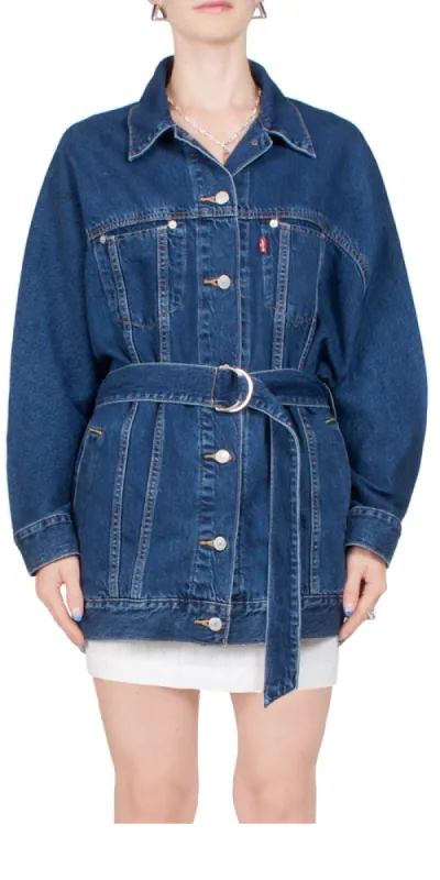 Belted Dolman Trucker Jacket made by Levi's