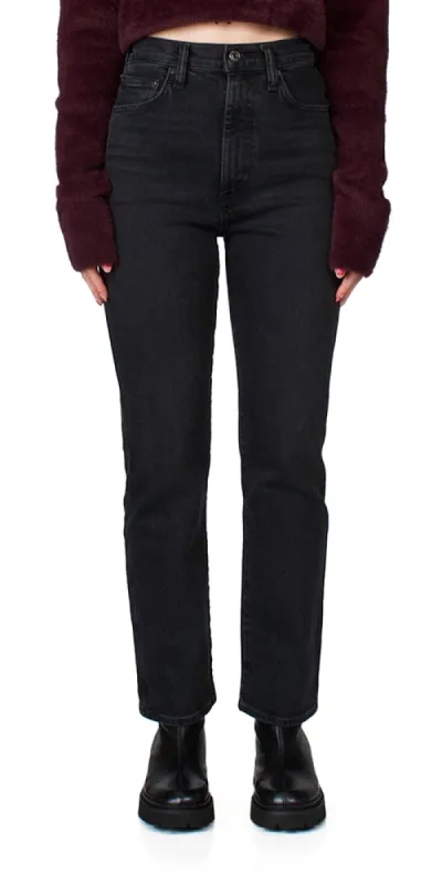 Pinch Waist Kick Flare Jeans Panoramic sold by Maison Rogue