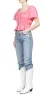 Elvia Top Carnation sold by Maison Rogue