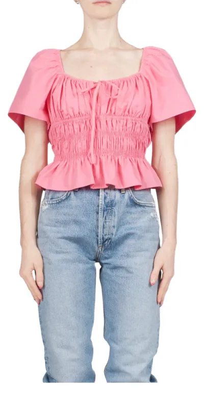 Elvia Top Carnation sold by Maison Rogue