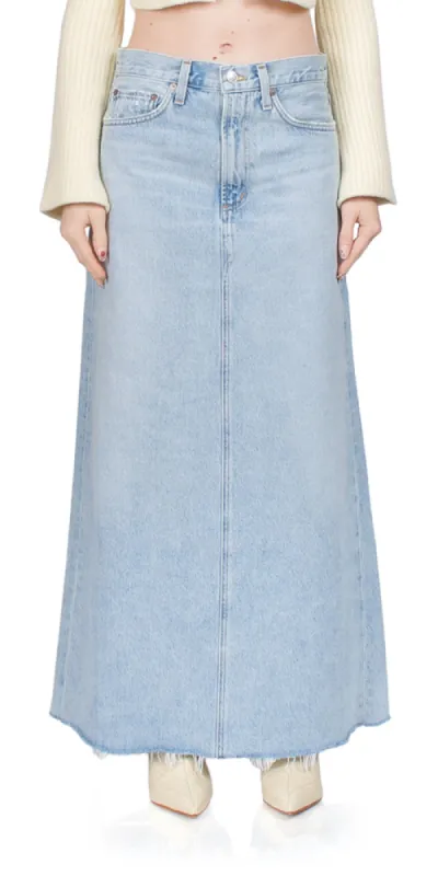 Hilla Denim Skirt Practice sold by Maison Rogue