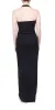 Halter Maxi Dress Black sold by Maison Rogue