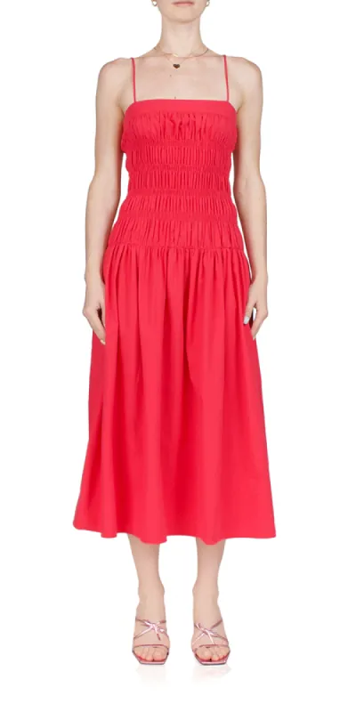 Rossella Dress Hibiscus sold by Maison Rogue