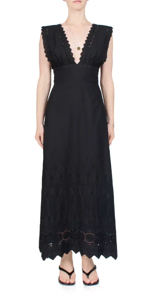 Amelia Dress Black sold by Maison Rogue