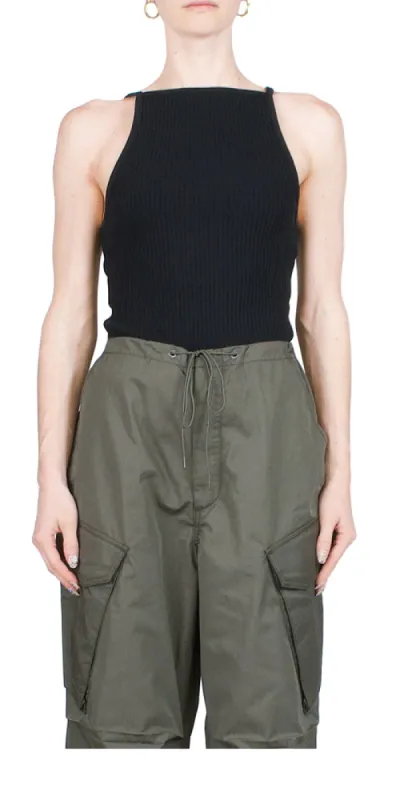 Mina Tank Black sold by Maison Rogue