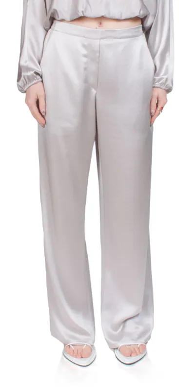 Barb Satin Painter Pant sold by Maison Rogue