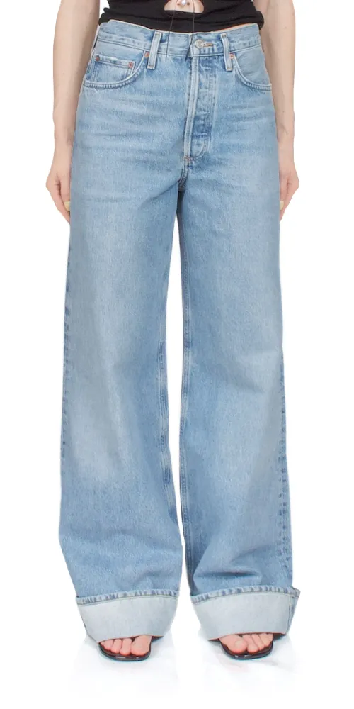 Dame High Rise Wide Leg Jean Showdown sold by Maison Rogue