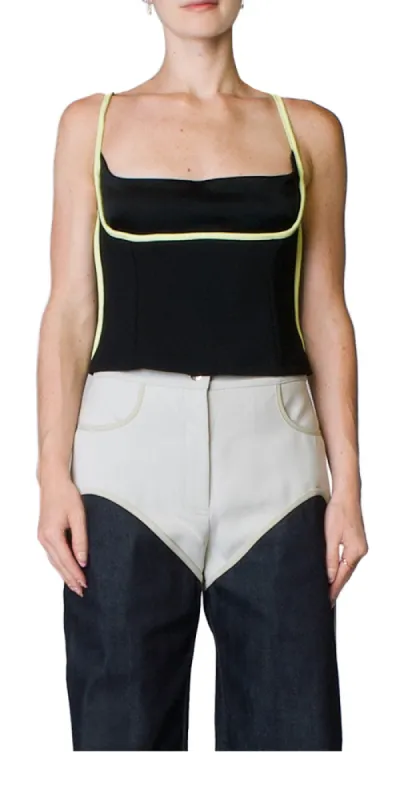 Florian Singlet Black sold by Maison Rogue