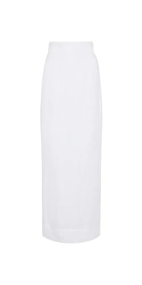 Emma Pencil Skirt Ivory sold by Maison Rogue product image thumbnail 4