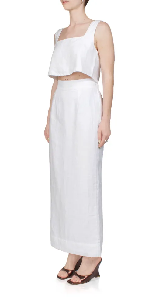 Emma Pencil Skirt Ivory sold by Maison Rogue product image thumbnail 2