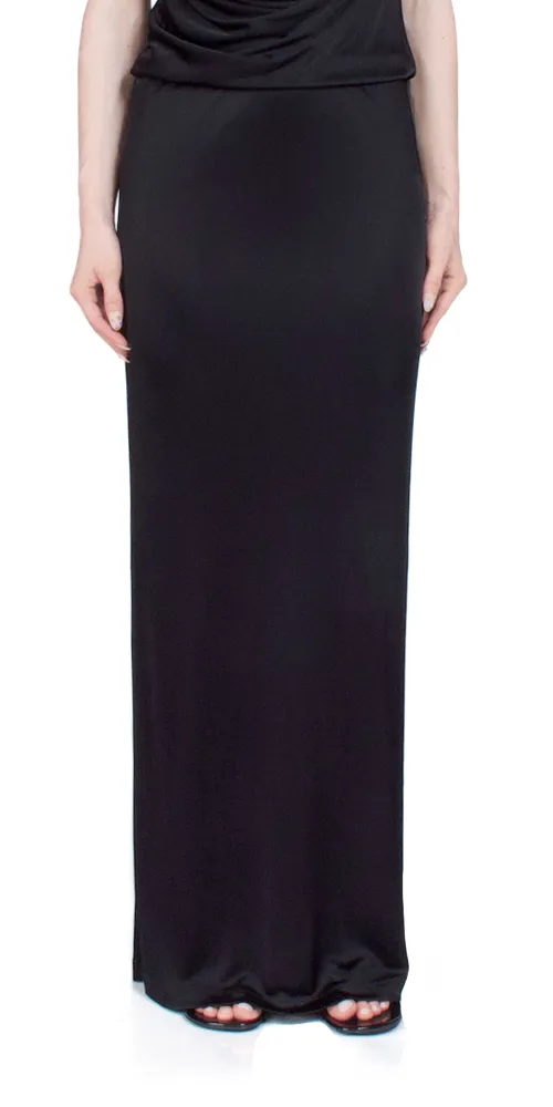 Jersey Maxi Skirt sold by Maison Rogue