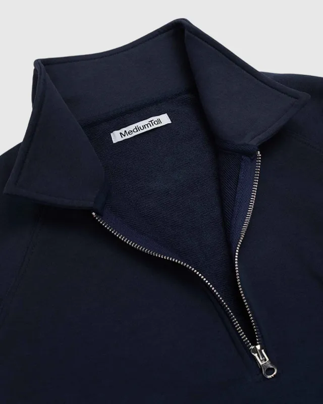 Rugby Half Zip Navy sold by MediumTall