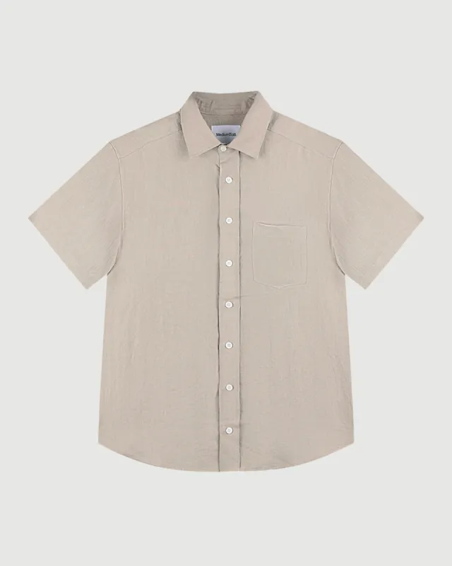 Short-Sleeve Linen Shirt sold by MediumTall