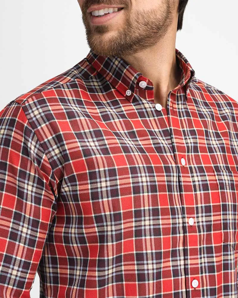 Perfect Shirt Plaid Red sold by MediumTall product image thumbnail 2