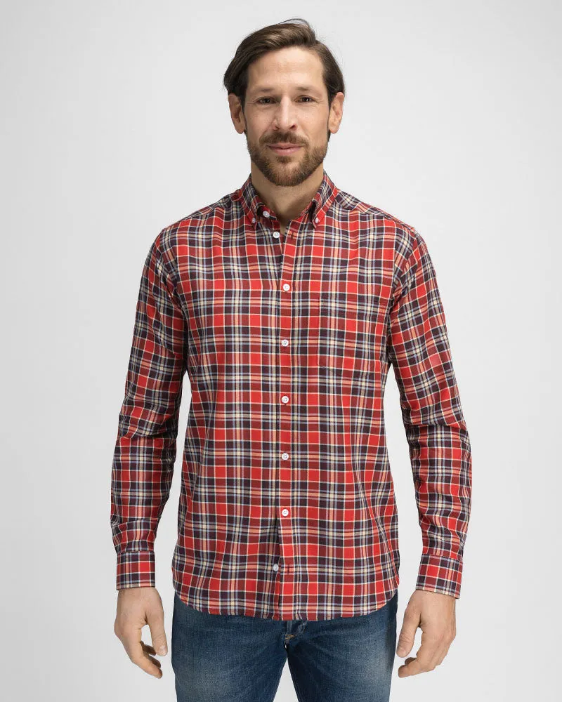 Perfect Shirt Plaid Red sold by MediumTall