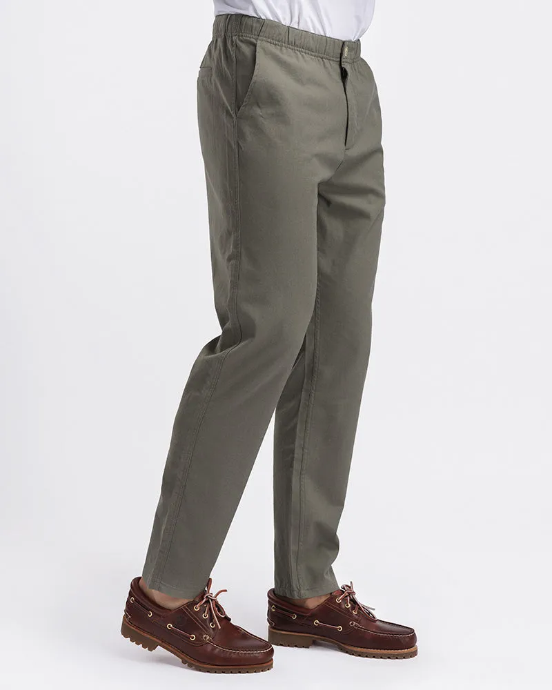 Premium Linen Pants Olive sold by MediumTall