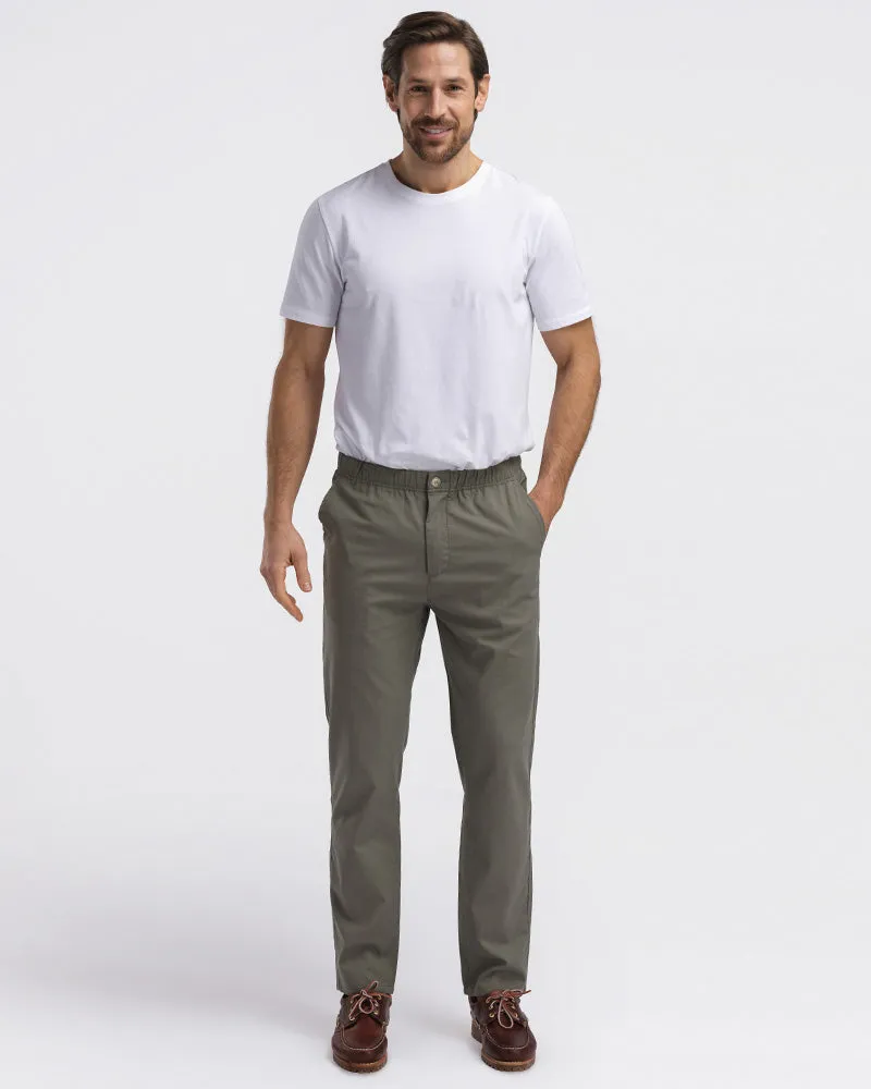 Premium Linen Pants Olive sold by MediumTall product image thumbnail 3