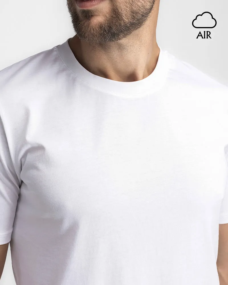Pima T-shirt Air White sold by MediumTall product image thumbnail 2