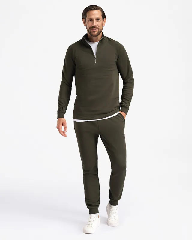 2pk: Forest Night Sweatpants + Half-Zip Sweater sold by MediumTall