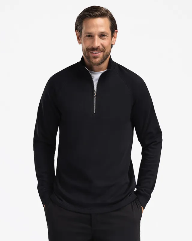 Timeless Half-Zip Black sold by MediumTall
