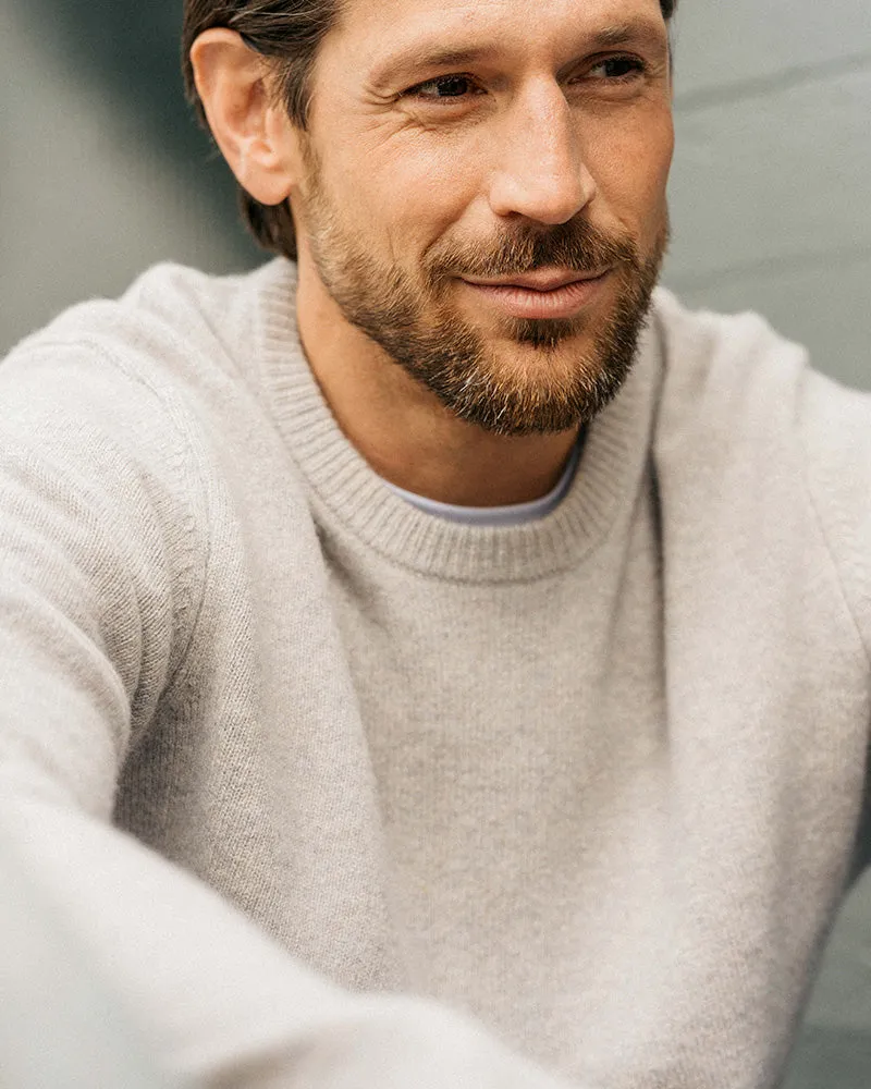 Merino Wool Crewneck Grey sold by MediumTall product image thumbnail 2