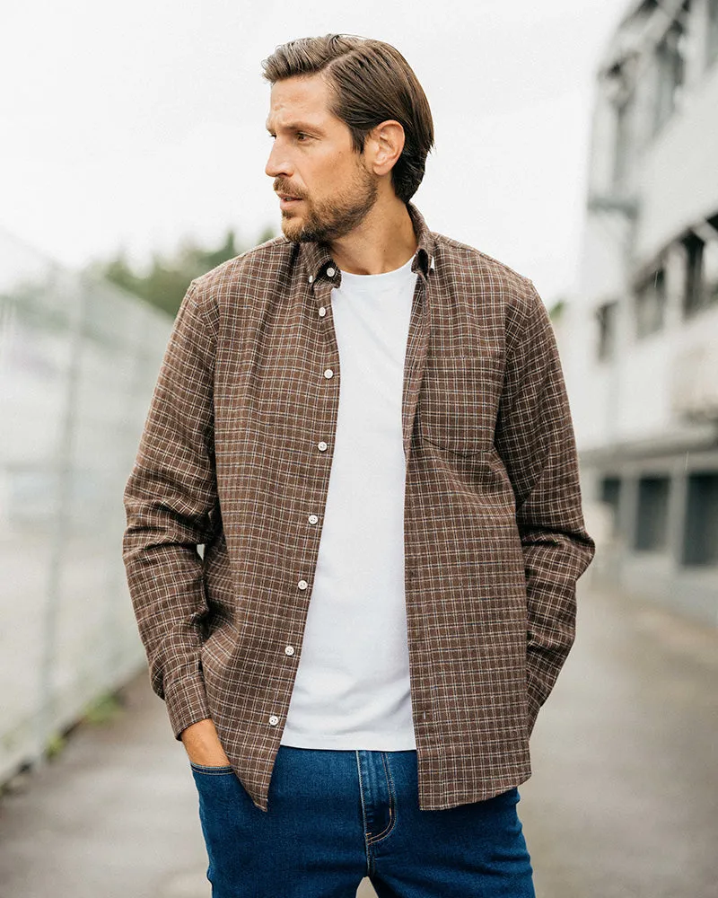 2pk Perfect Flannel Forest Night + Plaid Toffee sold by MediumTall product image thumbnail 3