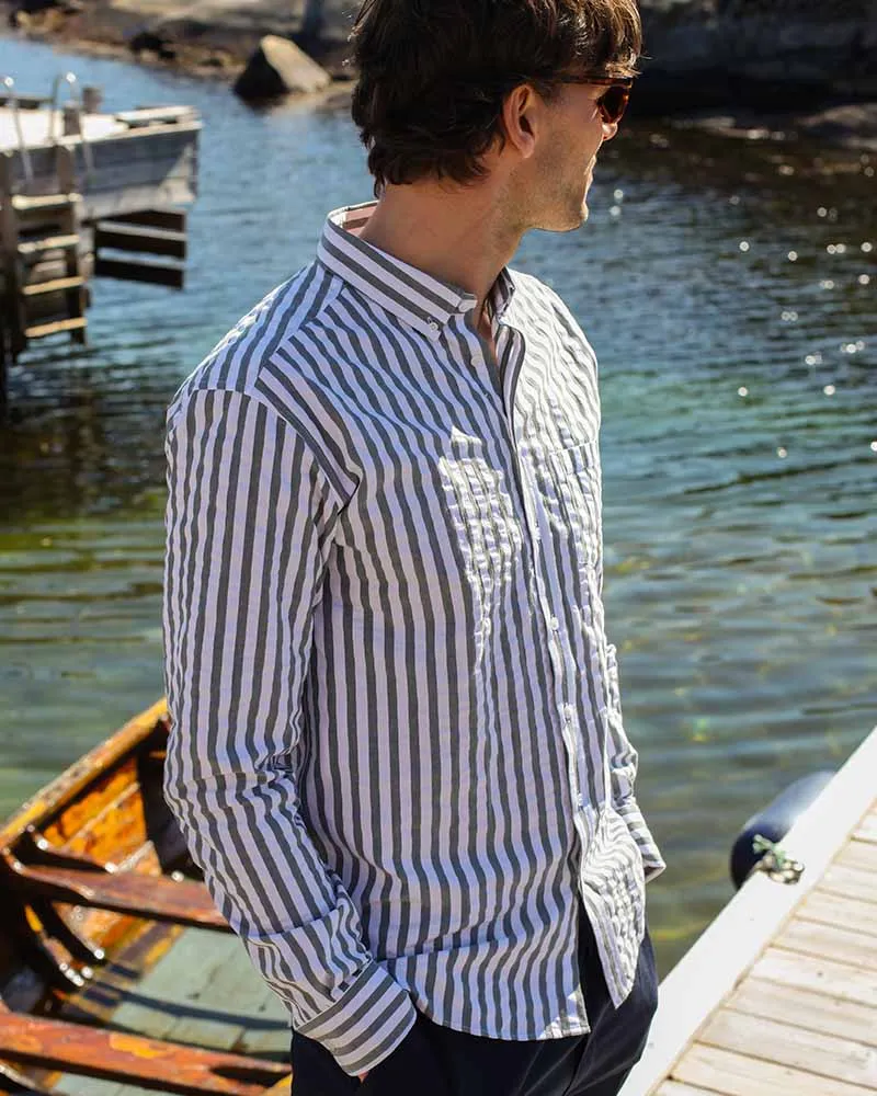 Perfect Shirt Green Striped sold by MediumTall product image thumbnail 4