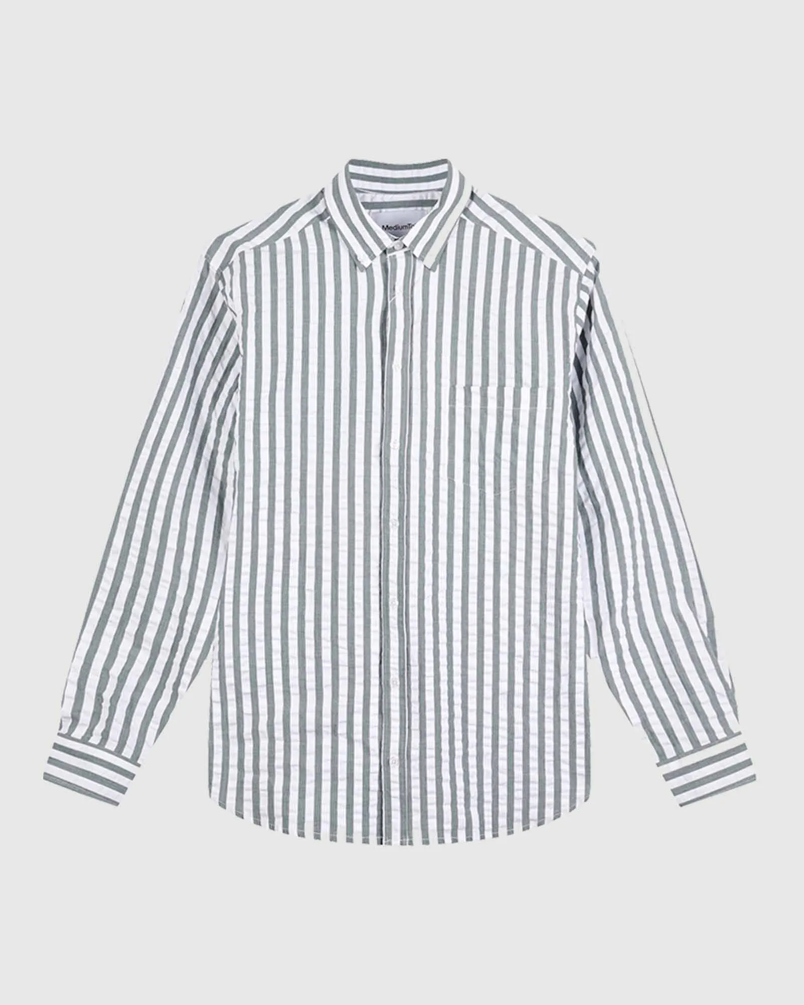 Perfect Shirt Green Striped sold by MediumTall