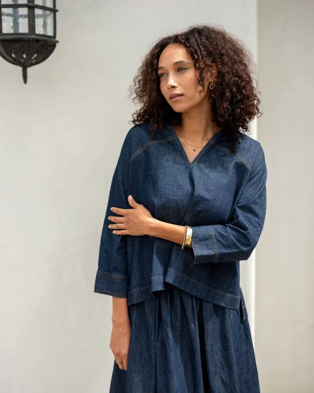 Poppy Popover Top sold by Mersea