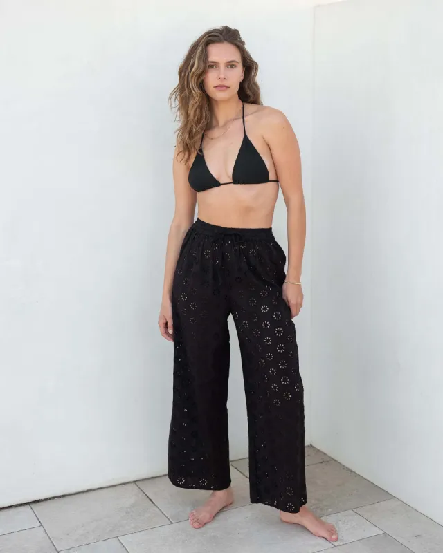 Daisy Eyelet Coverup Pant sold by Mersea