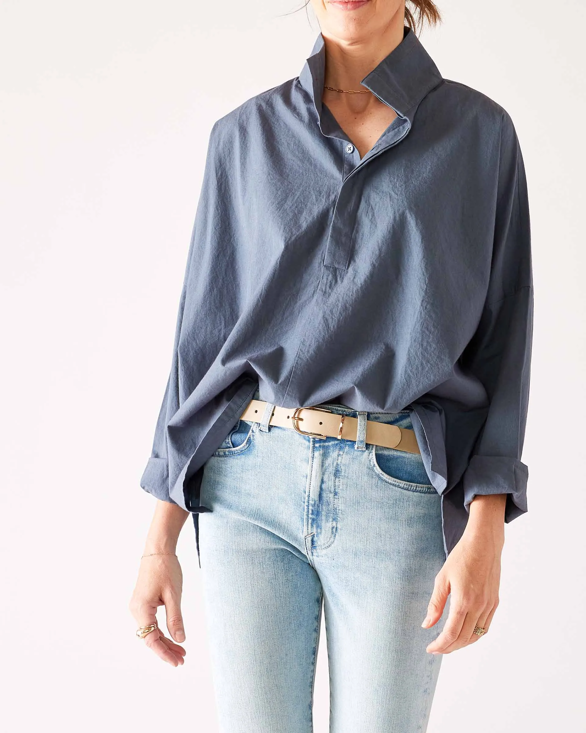 Emerson Pop Up Collar Top sold by Mersea product image thumbnail 2