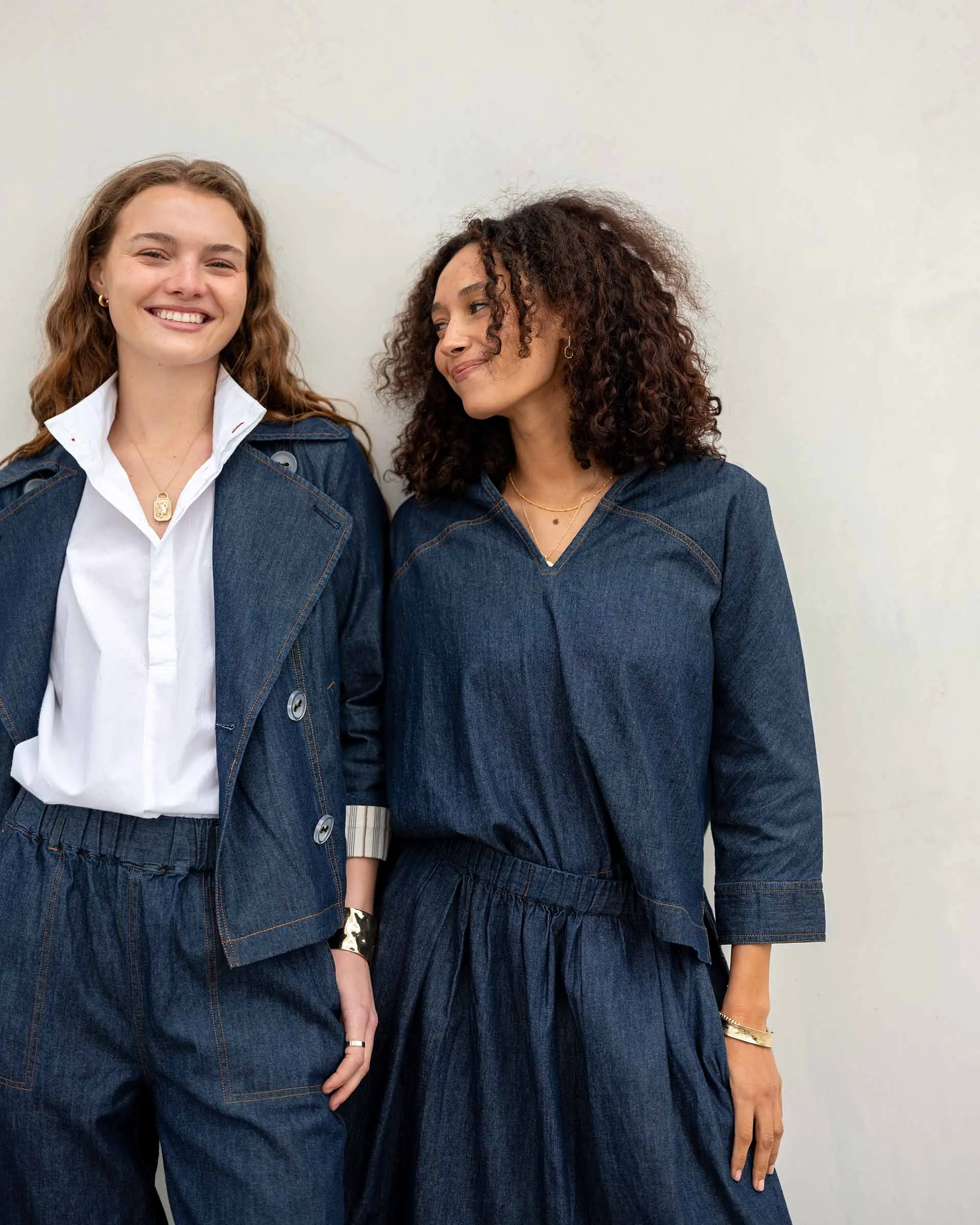 Pixie Chambray Skirt sold by Mersea product image thumbnail 5